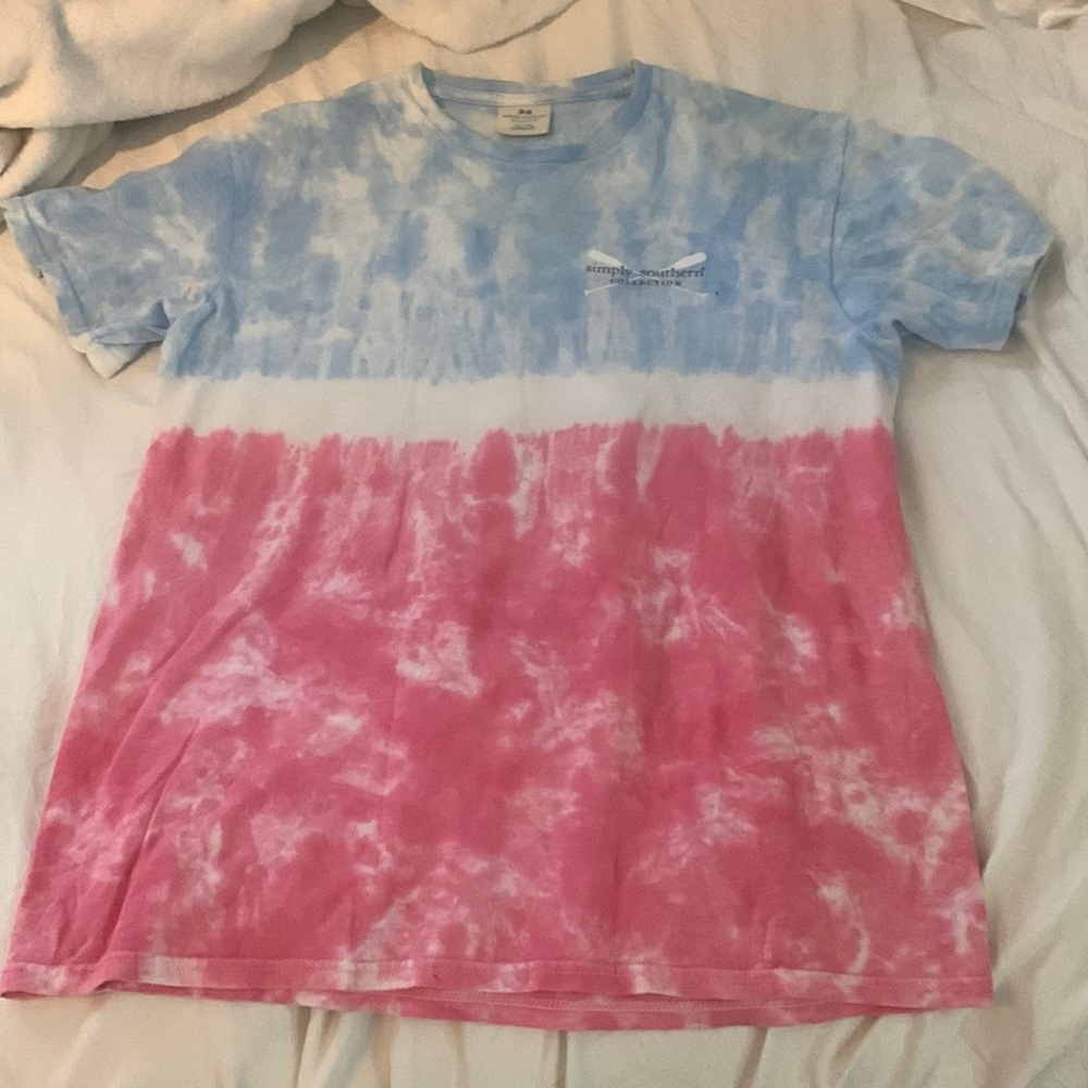 simply southern tie dye tee shirt